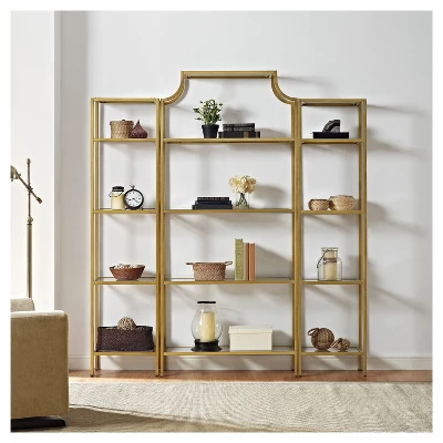 73" Aimee Narrow Etagere - Crosley 4 73" Aimee Narrow Etagere - Crosley - Image 4