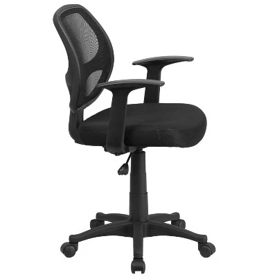 Mid-Back Mesh Computer Chair Black - Belnick 1 Mid-Back Mesh Computer Chair Black - Belnick