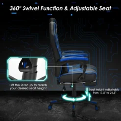 Costway Massage Gaming Chair Racing Recliner Computer Desk Chair W/Footrest -WorkHaven Sales Shop GUEST 1ae491f4 bb6a 4ee7 b342 5395cb36e88a