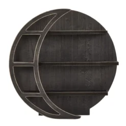 Farmlyn Creek Wooden Crescent Moon Wall Shelf, Rustic Wall Home Decor For Crystals & Essential Oils, Black, 12 X 12 X 3 In 9 Farmlyn Creek Wooden Crescent Moon Wall Shelf, Rustic Wall Home Decor For Crystals & Essential Oils, Black, 12 X 12 X 3 In -WorkHaven Sales Shop GUEST 1ebce79b 6058 4b01 87dc 7f7b3e7d8d45