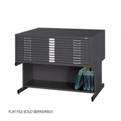 Steel Open 20"H Base For 4986 And 4996 Flat File Cabinets In Black-Safco