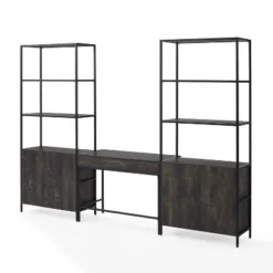 3pc Jacobsen Desk And Large Etagere Set Brown Ash - Crosley 24 3pc Jacobsen Desk And Large Etagere Set Brown Ash - Crosley -WorkHaven Sales Shop GUEST 2077d939 de2a 4116 9129 75d801e433cc