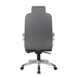 Executive Hinged Armchair Gray - Boss Office Products -WorkHaven Sales Shop GUEST 20e31318 0775 4e72 ac2a 3849da9c7349