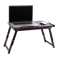 BirdRock Home Bamboo Laptop Lap Tray With Adjustable Legs - Walnut -WorkHaven Sales Shop GUEST 20fe45f9 10a3 4d21 a9f0 323500b7fa83