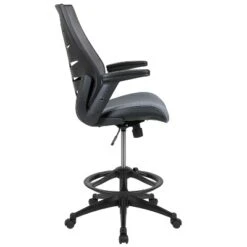 Flash Furniture High Back Mesh Spine-Back Ergonomic Drafting Chair With Adjustable Foot Ring And Adjustable Flip-Up Arms 23 Flash Furniture High Back Mesh Spine-Back Ergonomic Drafting Chair With Adjustable Foot Ring And Adjustable Flip-Up Arms -WorkHaven Sales Shop GUEST 213352e6 1035 4998 81fd 413d78f12a8a