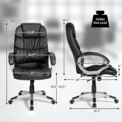 Costway Ergonomic Office Task Chair High Back Leather Swivel -WorkHaven Sales Shop GUEST 21e8fcfe 137b 4b7f 9b5d af1dcd97fa42