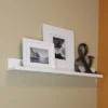 48" X 4.5" Picture Ledge Wall Shelf White - Inplace