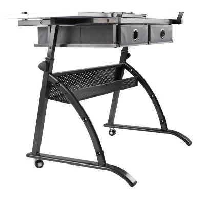 Core Drawing Table And Stool Set Charcoal Black/White - Studio Designs 10 Core Drawing Table And Stool Set Charcoal Black/White - Studio Designs - Image 10