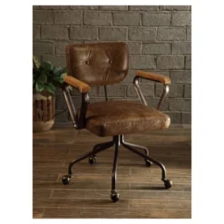 Hallie Task And Office Chairs Ash Brown - Acme Furniture