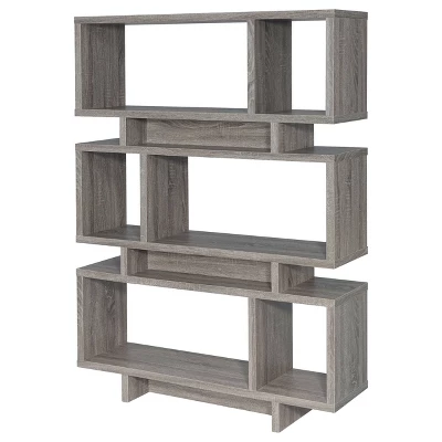 Reid 3 Shelf Bookcase - Coaster 7 Reid 3 Shelf Bookcase - Coaster - Image 7