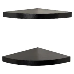 (Set Of 2) 11.5" X 1.5" Radial Floating Corner Shelves - Danya B. 13 (Set Of 2) 11.5" X 1.5" Radial Floating Corner Shelves - Danya B. -WorkHaven Sales Shop GUEST 23b80352 2c23 4622 8ece 8d0e27bc5be2