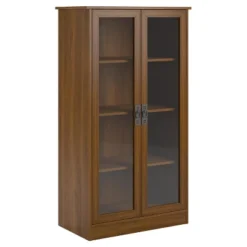 53" Auburn Hill Bookcase With Glass Doors Room & Joy 6 53" Auburn Hill Bookcase With Glass Doors Room & Joy -WorkHaven Sales Shop GUEST 23b993d4 1dc0 47e3 85d3 3a87e629db20