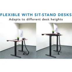 Mount-It! Cable Management Spine & Desk Cord Organizer | Keeps Power & AV Cords Safe And Organized | 50 In. Long Modular Wire Management Tray | Black -WorkHaven Sales Shop GUEST 24875c2e ce8f 4d94 a749 3201910b828d