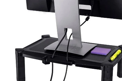 Mount-It! Desktop Computer Monitor Riser - Height Adjustable Tabletop Stand Shelf For PC And Laptop Displays And Printers, 19 X 13 Inch, 6.6 High 5 Mount-It! Desktop Computer Monitor Riser - Height Adjustable Tabletop Stand Shelf For PC And Laptop Displays And Printers, 19 X 13 Inch, 6.6 High - Image 5