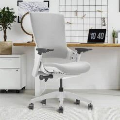 Tess Ergonomic Office Chair Gray - MiBasics