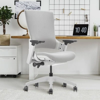 Tess Ergonomic Office Chair Gray - MiBasics 1 Tess Ergonomic Office Chair Gray - MiBasics