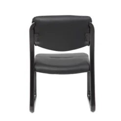 Armless Leather Sled Base Guest Chair Black - Boss Office Products 8 Armless Leather Sled Base Guest Chair Black - Boss Office Products -WorkHaven Sales Shop GUEST 26e4e2ac 04c6 40c6 bde2 b6e99201fed2