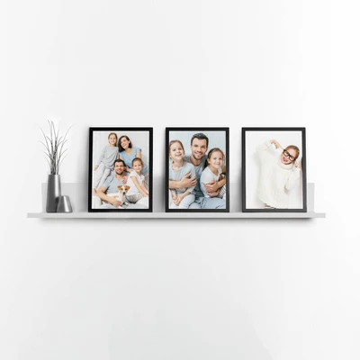 No Stud Needed Photo Ledge - Simple Mount 4 No Stud Needed Photo Ledge - Simple Mount - Image 4