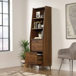 70" Harvey Park Narrow Bookshelf Walnut - Sauder -WorkHaven Sales Shop GUEST 27354569 f2e8 4f59 8f5d ac35e5054665