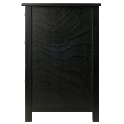Delta File Cabinet - Black - Winsome 3 Delta File Cabinet - Black - Winsome - Image 3