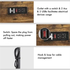 Yaheetech 47.5-inch Laptop Computer Desk With Power Outlet And Elevated Bookshelf 12 Yaheetech 47.5-inch Laptop Computer Desk With Power Outlet And Elevated Bookshelf -WorkHaven Sales Shop GUEST 27b2d0e3 56fb 4342 a56a 8aa5ddc77baa