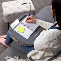 Front Page 32 Sofia + Sam Lap Desk For Laptop And Writing With USB Light - Tropical Grey