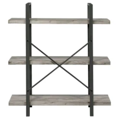 40" Cole 3 Shelf Bookcase With Frame - Coaster -WorkHaven Sales Shop GUEST 284dfc8b bbe3 4b18 9b41 8d01c0ce8e9e