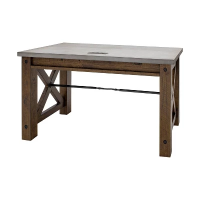 54" Jasper Writing Desk Brown - Martin Furniture 9 54" Jasper Writing Desk Brown - Martin Furniture - Image 9