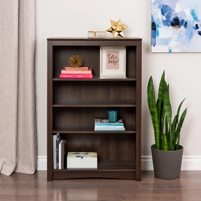 4 Shelf Bookcase Espresso - Prepac 4 4 Shelf Bookcase Espresso - Prepac - Image 4