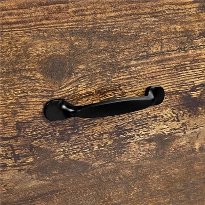 Yaheetech Vintage File Cabinet With 2 Drawers And Storage Shelves For Home, Office 7 Yaheetech Vintage File Cabinet With 2 Drawers And Storage Shelves For Home, Office - Image 7