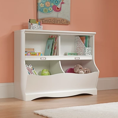 Twin Pogo Bookcase/Footboard Soft White Finish - Sauder 2 Twin Pogo Bookcase/Footboard Soft White Finish - Sauder - Image 2