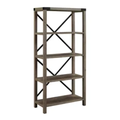 64" Sophie Industrial X Frame Bookshelf - Saracina Home 28 64" Sophie Industrial X Frame Bookshelf - Saracina Home -WorkHaven Sales Shop GUEST 2b769cf2 06ff 422e acc7 6e544783d769