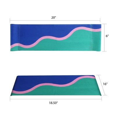 Director's Chair Replacement Canvas Wavy Wave - Flora Home 2 Director's Chair Replacement Canvas Wavy Wave - Flora Home - Image 2