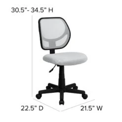 Emma And Oliver Mid-Back Mesh Swivel Task Office Chair With Curved Square Back -WorkHaven Sales Shop GUEST 2dc50144 cb62 4a11 8f5c 6e338f8791bf