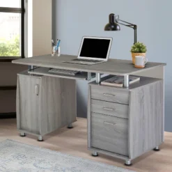 Complete Workstation Computer Desk With Storage Gray - Techni Mobili 11 Complete Workstation Computer Desk With Storage Gray - Techni Mobili -WorkHaven Sales Shop GUEST 2e29911f 4a61 4da3 a378 b45e8c31a44e