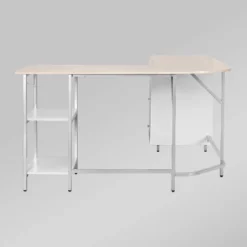 L Shape Home Office Two-Tone Desk With Storage - Techni Mobili -WorkHaven Sales Shop GUEST 2ebb5548 30ce 4d2d 94d6 6cdbf9d63b11