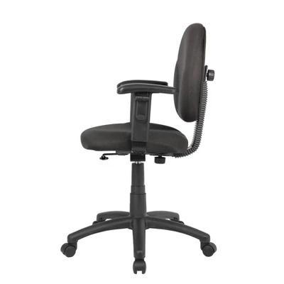 Diamond Task Chair With Adjustable Arms - Boss Office Products 5 Diamond Task Chair With Adjustable Arms - Boss Office Products - Image 5