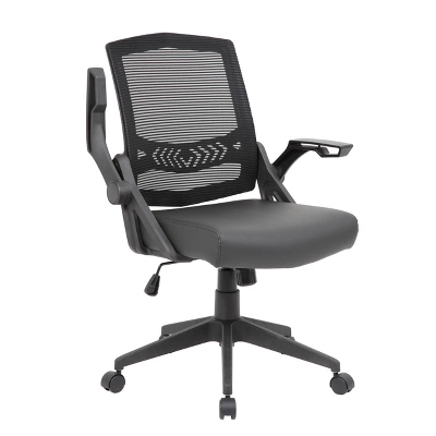 Mesh Flip Arm Task Chair Black - Boss Office Products 6 Mesh Flip Arm Task Chair Black - Boss Office Products - Image 6