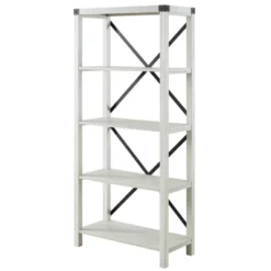 64" Sophie Industrial X Frame Bookshelf - Saracina Home 32 64" Sophie Industrial X Frame Bookshelf - Saracina Home -WorkHaven Sales Shop GUEST 2f56b478 a8a3 456b a4e0 cd33eebdf635