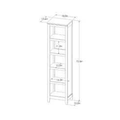 72" Carson Narrow Bookcase - Threshold 14 72" Carson Narrow Bookcase - Threshold -WorkHaven Sales Shop GUEST 2f5b1add e3dc 46cd a227 07b43a380bc4