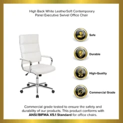 Emma And Oliver High Back LeatherSoft Contemporary Panel Executive Swivel Office Chair -WorkHaven Sales Shop GUEST 30e5e4df fabc 47bf b6ce e3b4d77aaa66