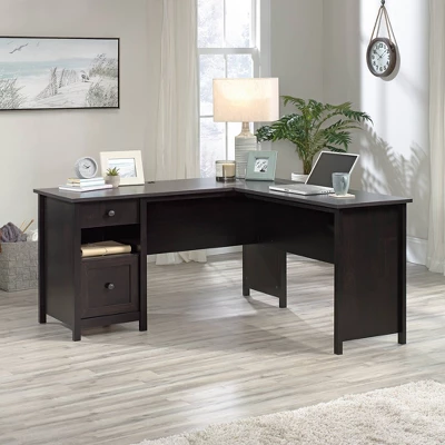 County Line L-Shaped Desk With File Drawer - Sauder 1 County Line L-Shaped Desk With File Drawer - Sauder
