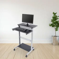 Stand Up Desk Store Rolling Adjustable Height Two Tier Standing Desk Computer Workstation 5 Stand Up Desk Store Rolling Adjustable Height Two Tier Standing Desk Computer Workstation -WorkHaven Sales Shop GUEST 31c098da 4736 43e1 899a 9a46512b47fa