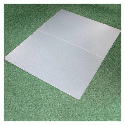 36"x48" Polypropylene Foldable Rectangular Chair Mat For Carpets White - Floortex 6 36"x48" Polypropylene Foldable Rectangular Chair Mat For Carpets White - Floortex - Image 6