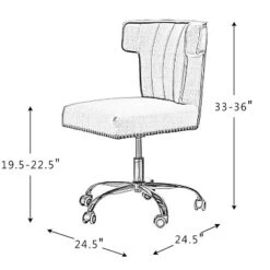 Puvis Upholstered Task Desk Chair Home Office Adjustable Swivel Home Office Chair| Karat Home - Moss 15 Puvis Upholstered Task Desk Chair Home Office Adjustable Swivel Home Office Chair| Karat Home - Moss -WorkHaven Sales Shop GUEST 3204168d b2a1 4f1f 8cb2 e6a622d8da21