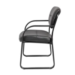 Leather Sled Base Guest Chair Black - Boss Office Products 7 Leather Sled Base Guest Chair Black - Boss Office Products -WorkHaven Sales Shop GUEST 335ea839 b7a4 4694 8d76 f8b426a10a58