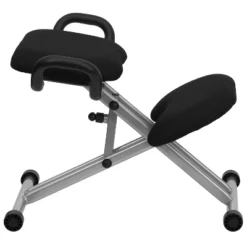 Emma And Oliver Ergonomic Kneeling Office Chair With Handles In Black Fabric -WorkHaven Sales Shop GUEST 3422b894 764f 4bba 8015 01e7026f8a8a