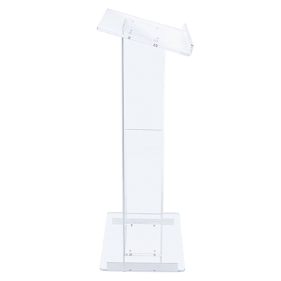 Lectern With Shelf Clear Acrylic - Hampden Furnishings 11 Lectern With Shelf Clear Acrylic - Hampden Furnishings - Image 11