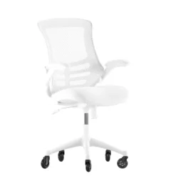 Flash Furniture Kelista Mid-Back Swivel Ergonomic Task Office Chair With Flip-Up Arms And Transparent Roller Wheels -WorkHaven Sales Shop GUEST 349757b0 abfe 4ff0 b093 6e944c0ef42a