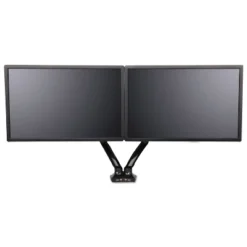 Alera AdaptivErgo Heavy-Duty Articulating Dual Monitor Arm W/USB & Audio 32" Black AEMA2H